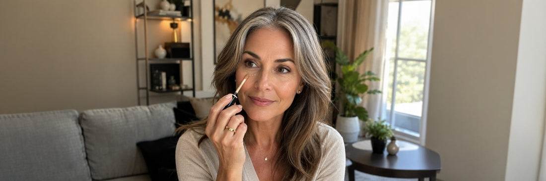 Which concealers work best for women over 50 with hooded eyes?